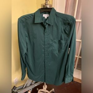 MENS HAGGAR LONG SLEEVES SHIRT